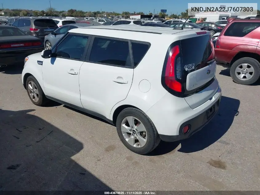 KNDJN2A22J7607303 2018 Kia Soul !
