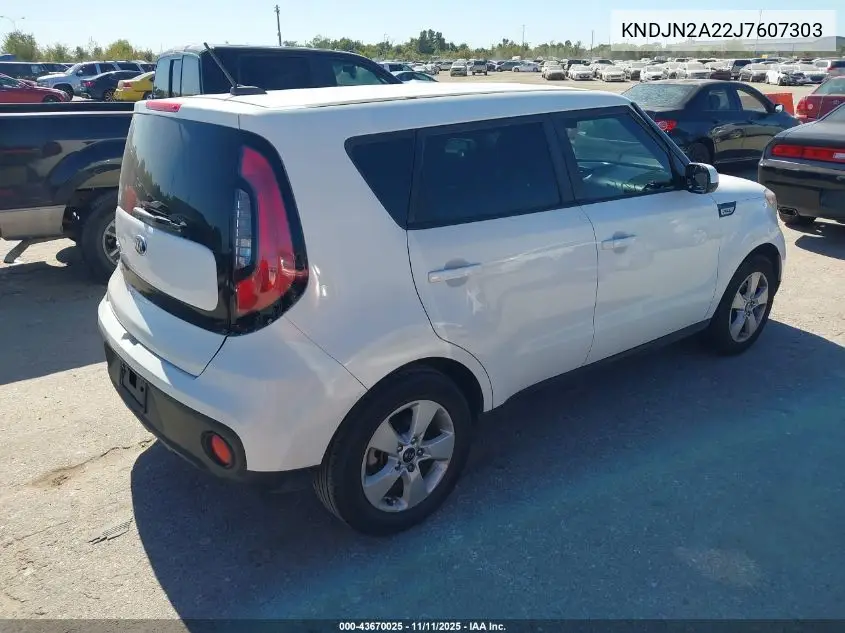 KNDJN2A22J7607303 2018 Kia Soul !