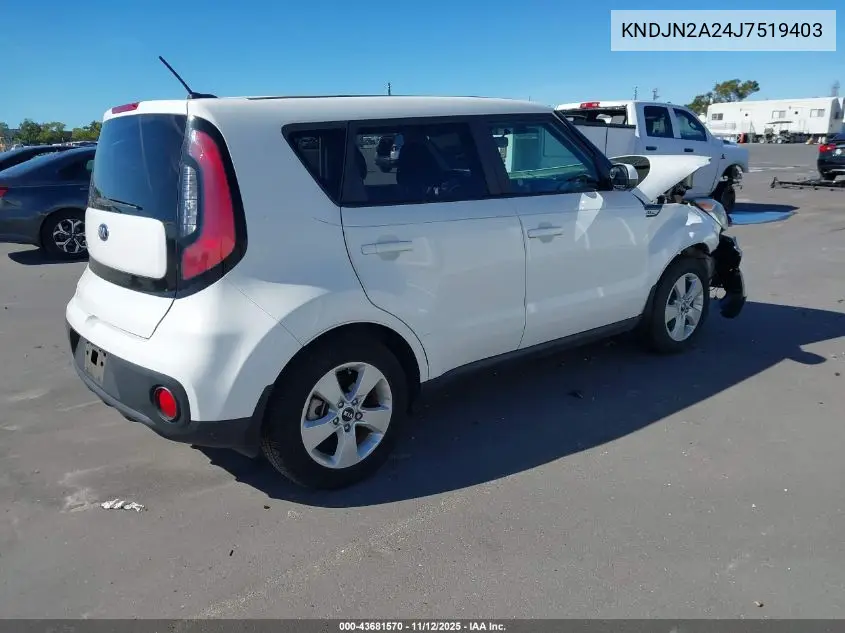 KNDJN2A24J7519403 2018 Kia Soul