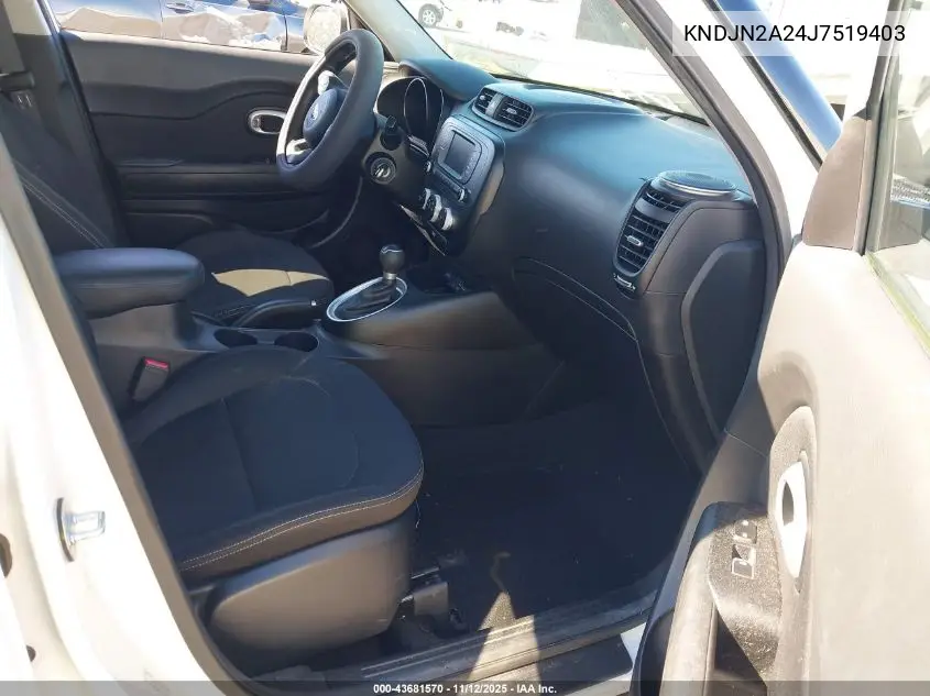 KNDJN2A24J7519403 2018 Kia Soul