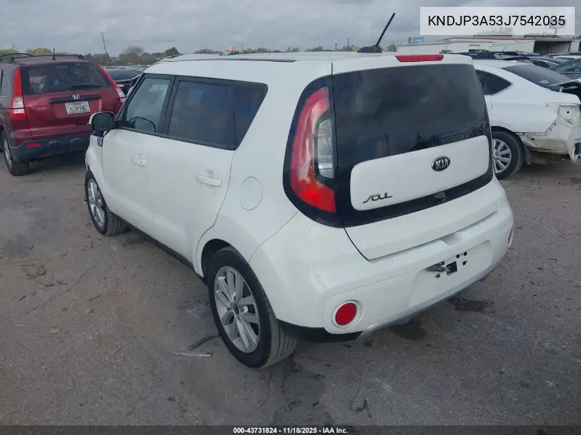 KNDJP3A53J7542035 2018 Kia Soul +