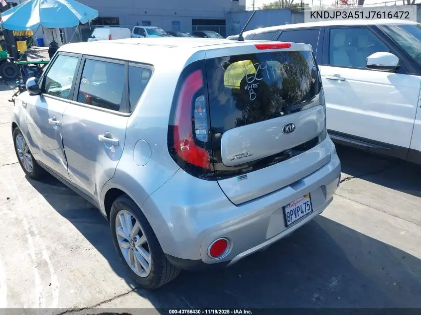 KNDJP3A51J7616472 2018 Kia Soul +