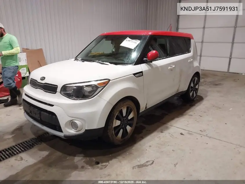 KNDJP3A51J7591931 2018 Kia Soul +