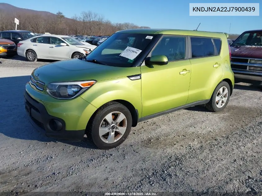 KNDJN2A22J7900439 2018 Kia Soul