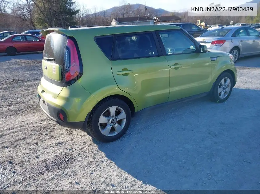 KNDJN2A22J7900439 2018 Kia Soul