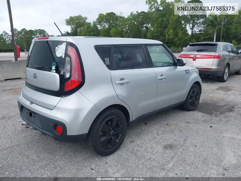 KNDJN2A23J7585375 2018 Kia Soul
