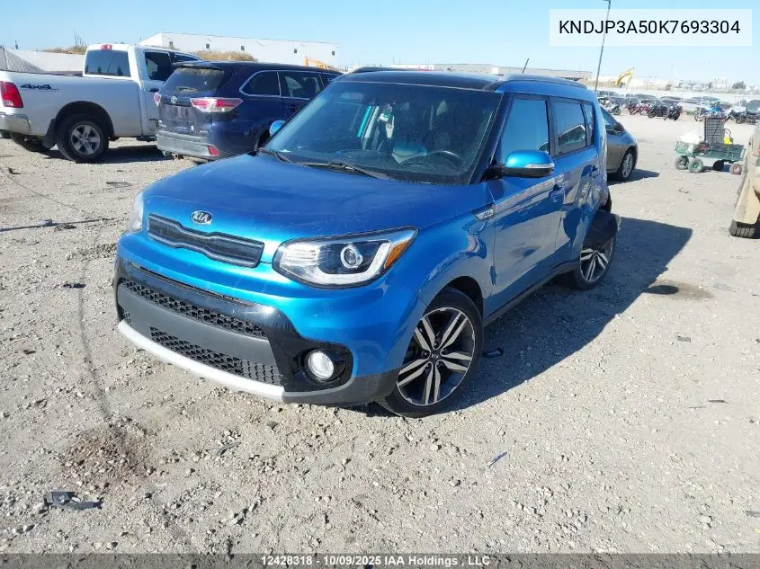 KNDJP3A50K7693304 2019 Kia Soul Ex