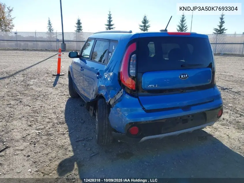 KNDJP3A50K7693304 2019 Kia Soul Ex