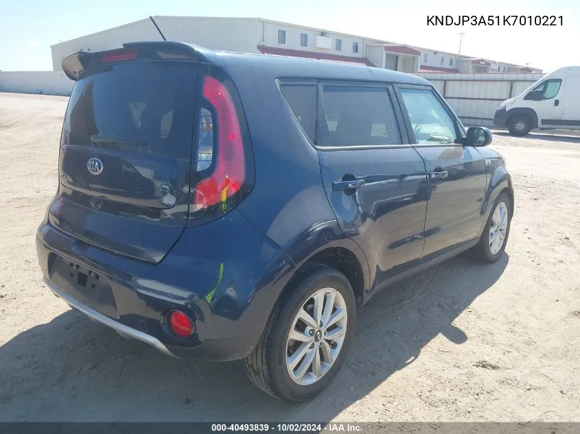 KNDJP3A51K7010221 2019 Kia Soul +