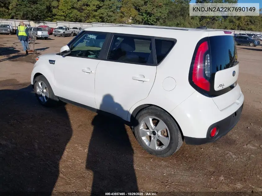 KNDJN2A22K7690149 2019 Kia Soul
