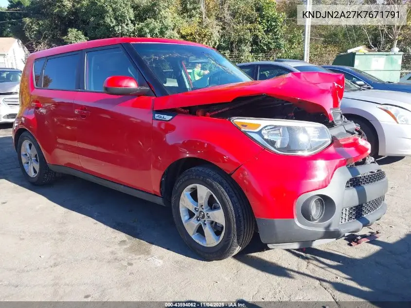 KNDJN2A27K7671791 2019 Kia Soul