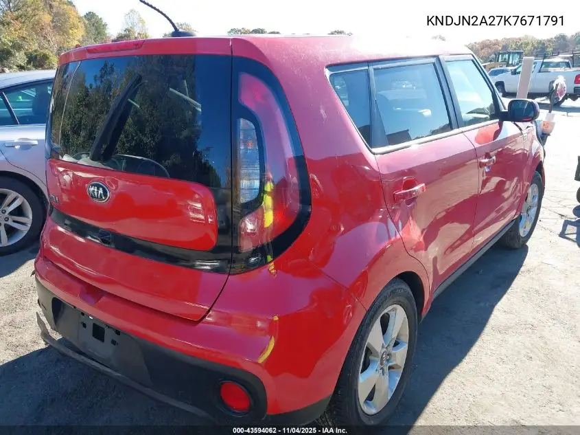 KNDJN2A27K7671791 2019 Kia Soul