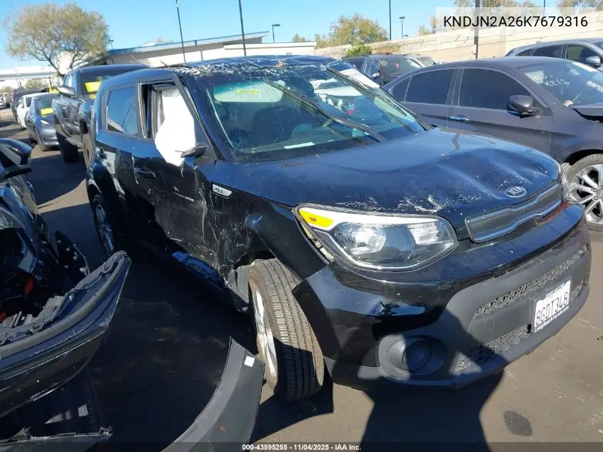 KNDJN2A26K7679316 2019 Kia Soul