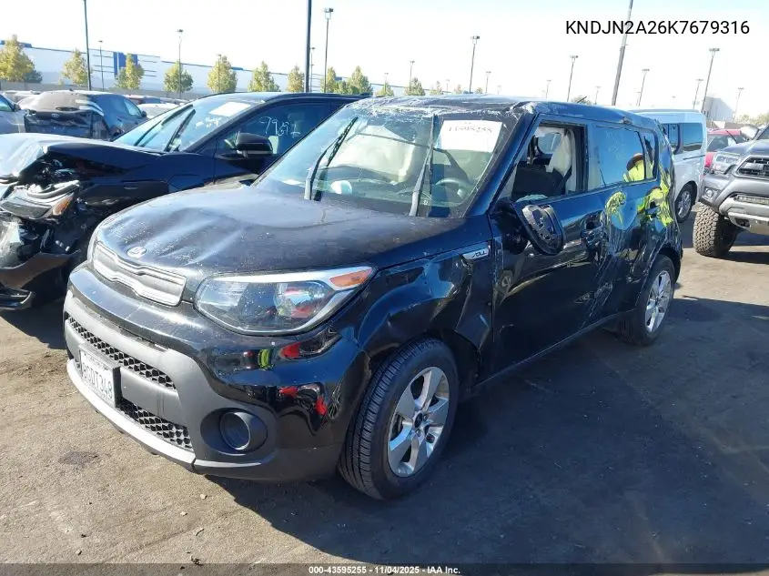 KNDJN2A26K7679316 2019 Kia Soul
