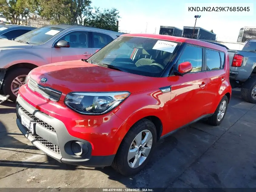 KNDJN2A29K7685045 2019 Kia Soul