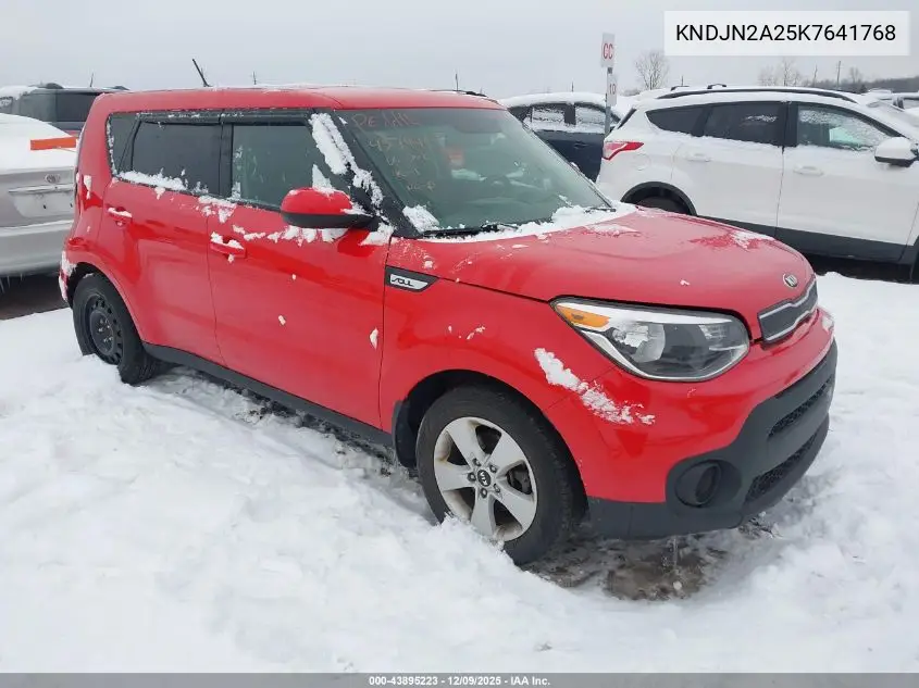 KNDJN2A25K7641768 2019 Kia Soul