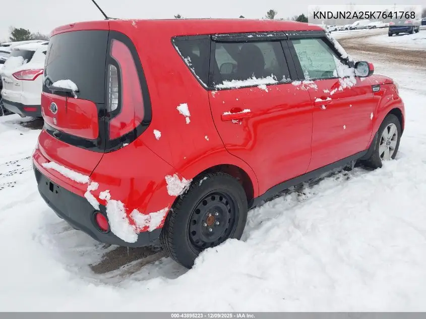 KNDJN2A25K7641768 2019 Kia Soul