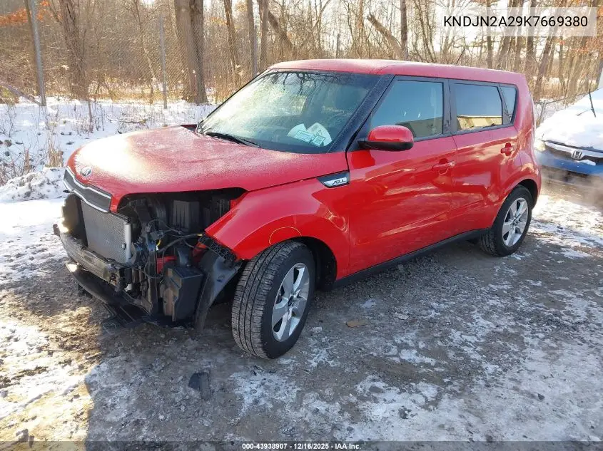 KNDJN2A29K7669380 2019 Kia Soul