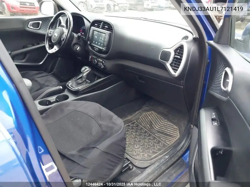 KNDJ33AU1L7121419 2020 Kia Soul Ex