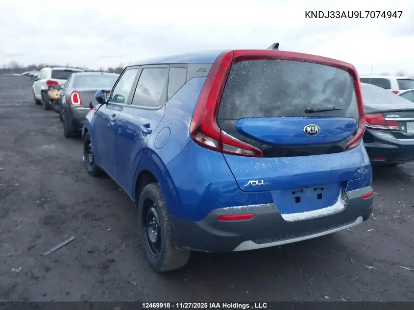 KNDJ33AU9L7074947 2020 Kia Soul Ex
