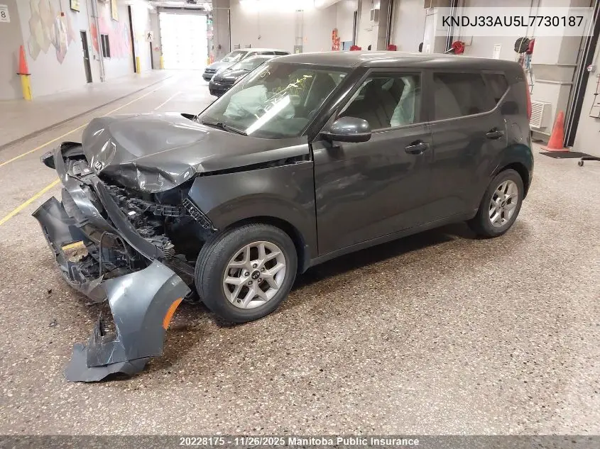 KNDJ33AU5L7730187 2020 Kia Soul Ex