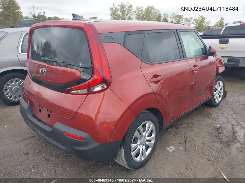 KNDJ23AU4L7118484 2020 Kia Soul Lx