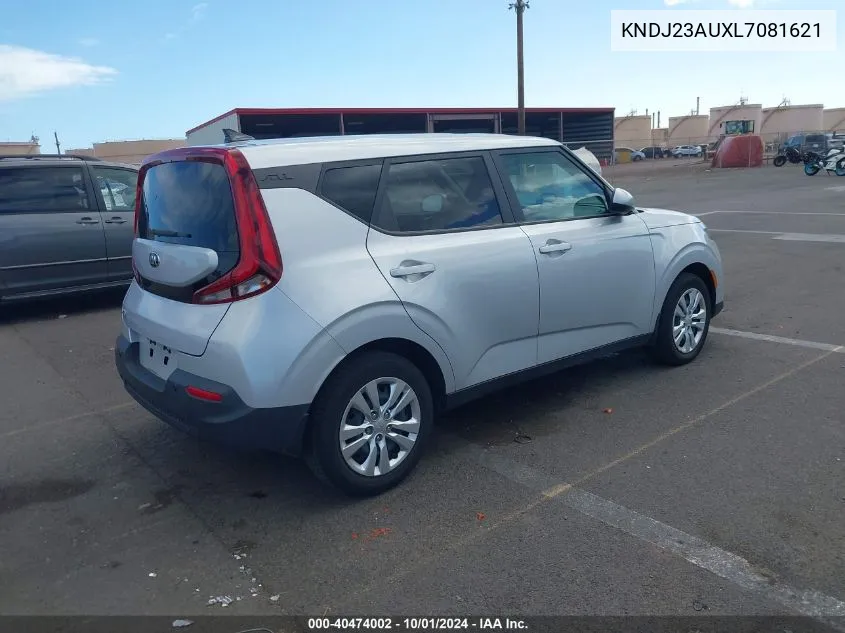 KNDJ23AUXL7081621 2020 Kia Soul Lx