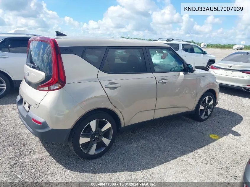 KNDJ33AU5L7007939 2020 Kia Soul Ex