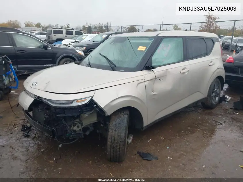 KNDJ33AU5L7025003 2020 Kia Soul Ex