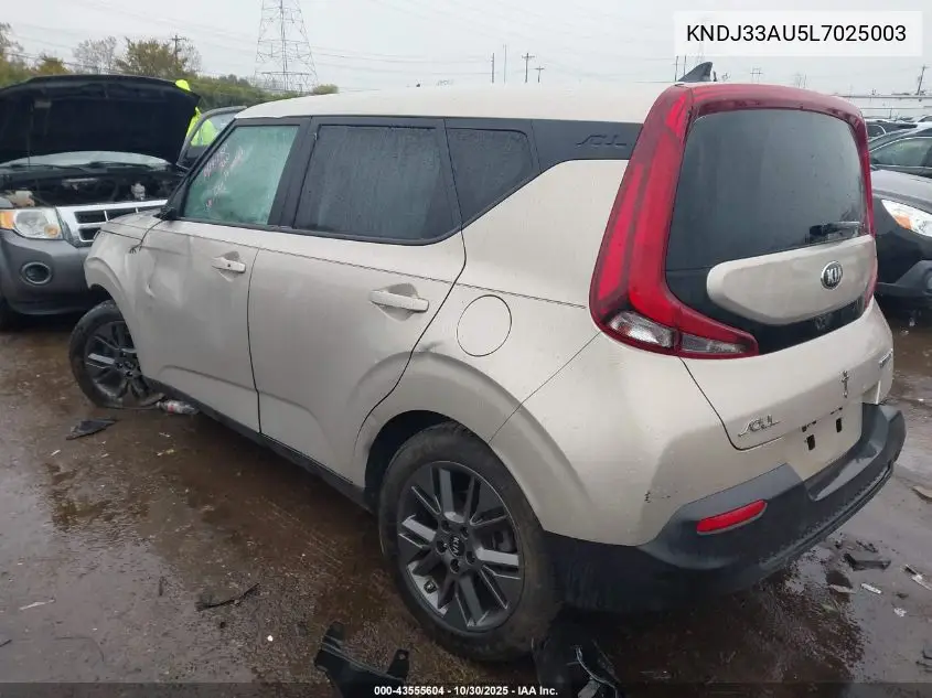KNDJ33AU5L7025003 2020 Kia Soul Ex