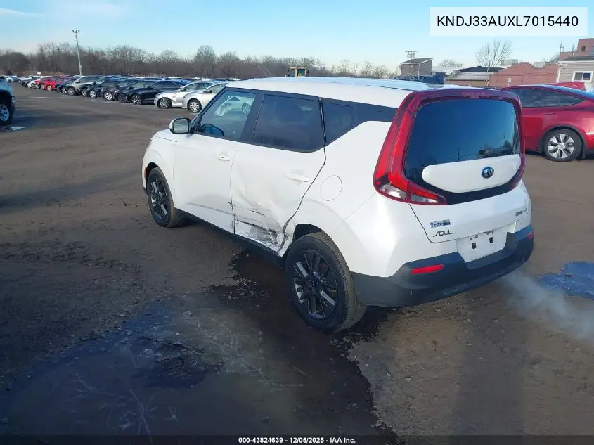 KNDJ33AUXL7015440 2020 Kia Soul Ex