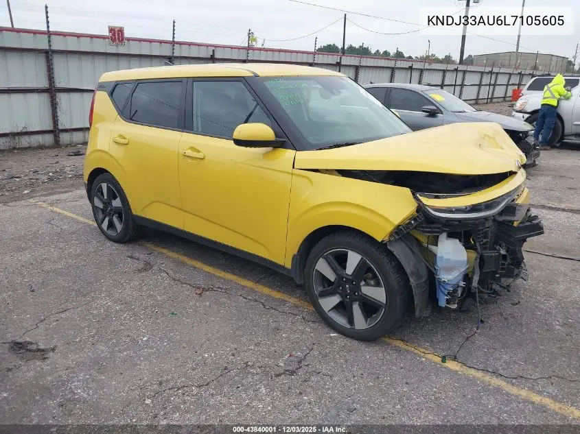 KNDJ33AU6L7105605 2020 Kia Soul Ex