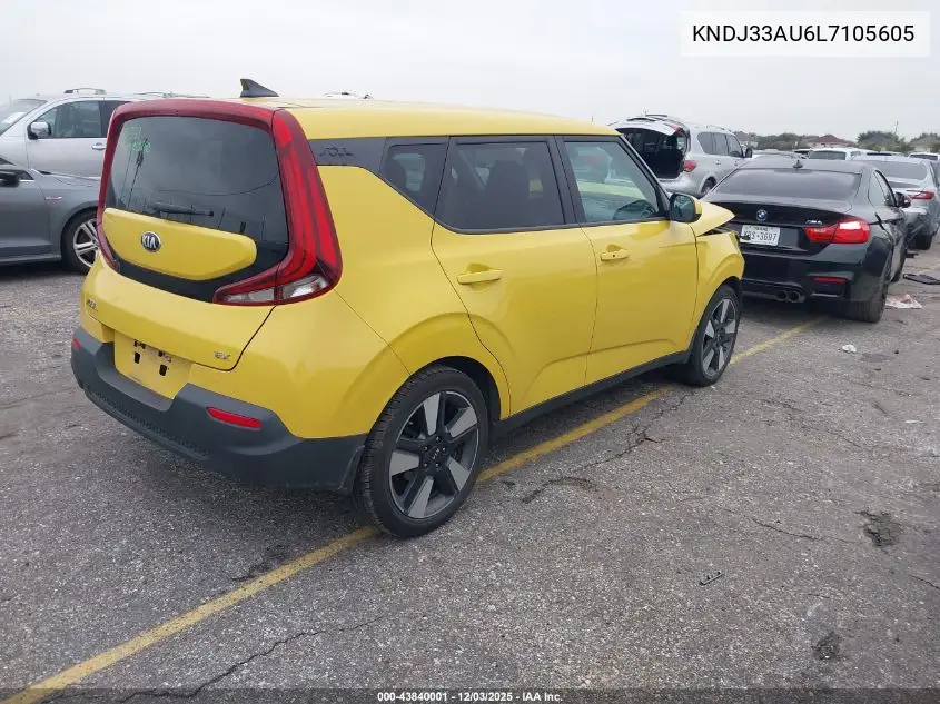 KNDJ33AU6L7105605 2020 Kia Soul Ex