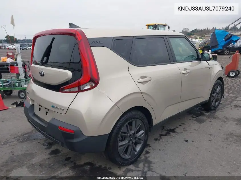 KNDJ33AU3L7079240 2020 Kia Soul Ex