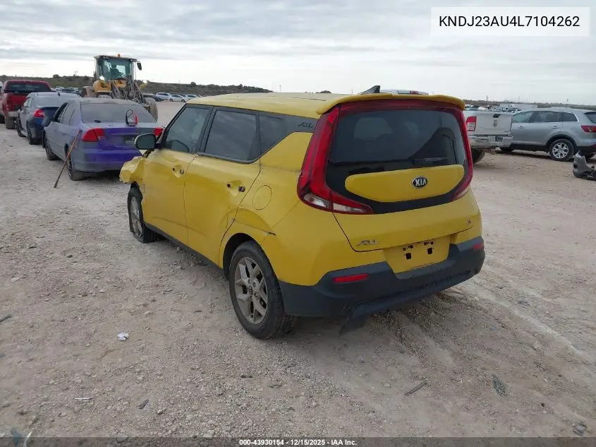 KNDJ23AU4L7104262 2020 Kia Soul S