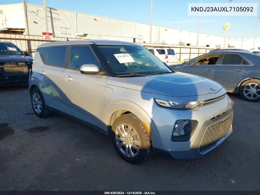 KNDJ23AUXL7105092 2020 Kia Soul Lx