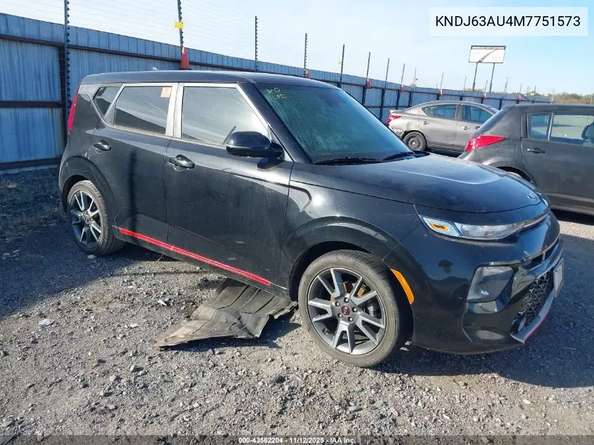 KNDJ63AU4M7751573 2021 Kia Soul Gt-Line