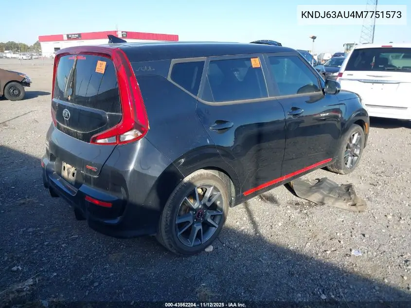 KNDJ63AU4M7751573 2021 Kia Soul Gt-Line
