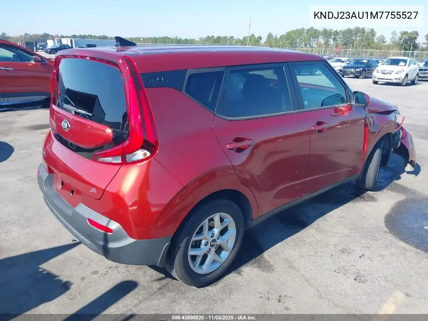 KNDJ23AU1M7755527 2021 Kia Soul S