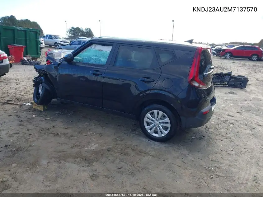 KNDJ23AU2M7137570 2021 Kia Soul Lx