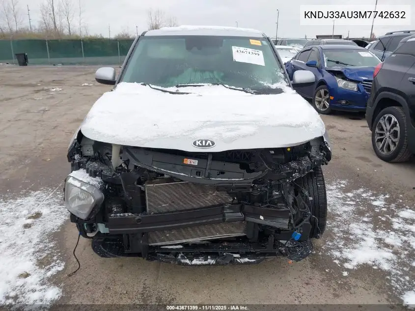 KNDJ33AU3M7742632 2021 Kia Soul Ex