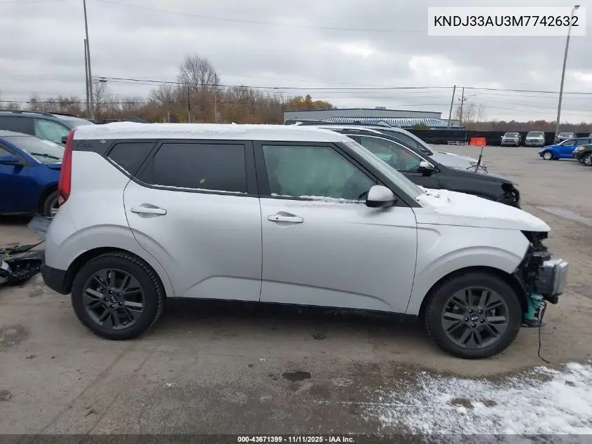 KNDJ33AU3M7742632 2021 Kia Soul Ex