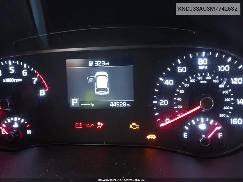 KNDJ33AU3M7742632 2021 Kia Soul Ex