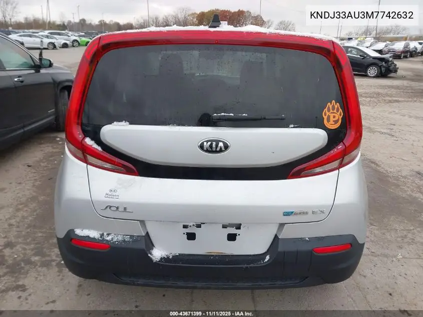 KNDJ33AU3M7742632 2021 Kia Soul Ex