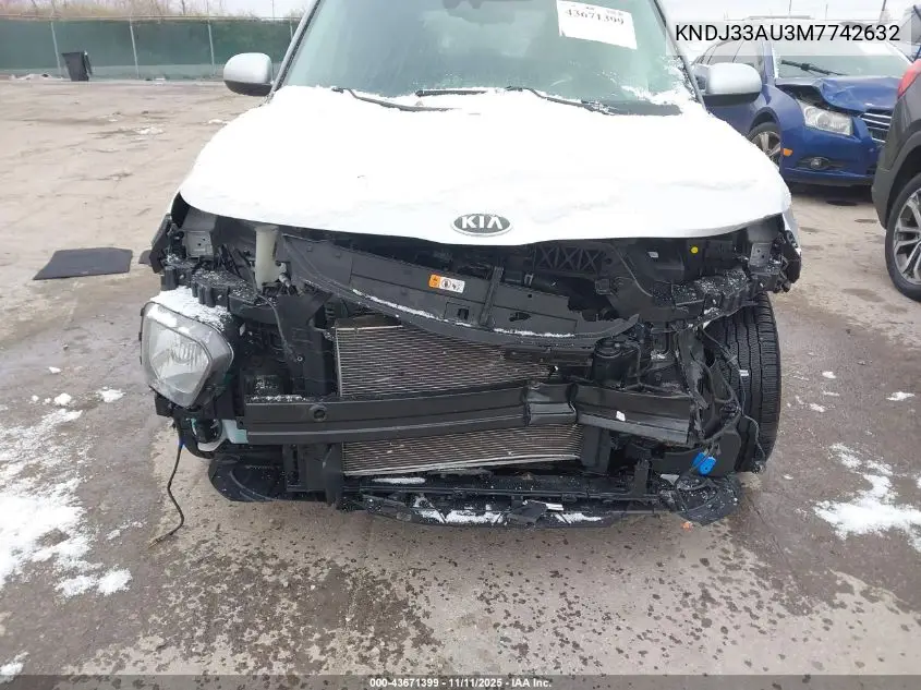 KNDJ33AU3M7742632 2021 Kia Soul Ex
