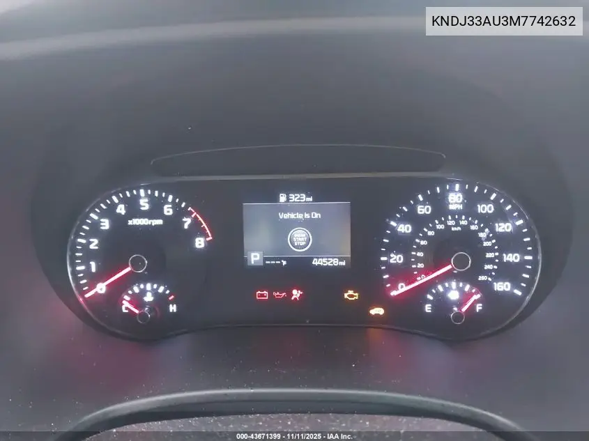 KNDJ33AU3M7742632 2021 Kia Soul Ex