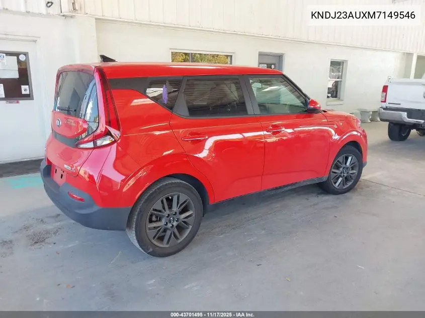 KNDJ23AUXM7149546 2021 Kia Soul S