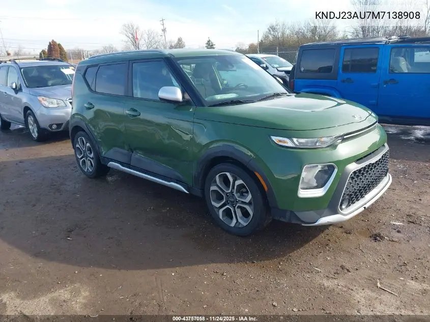 KNDJ23AU7M7138908 2021 Kia Soul X-Line