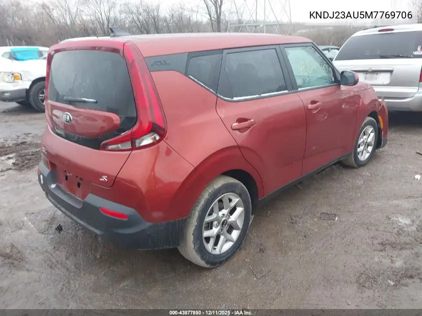 KNDJ23AU5M7769706 2021 Kia Soul S