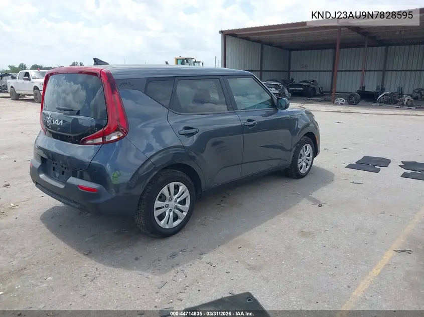 2022 Kia Soul Lx VIN: KNDJ23AU9N7828595 Lot: 44714835